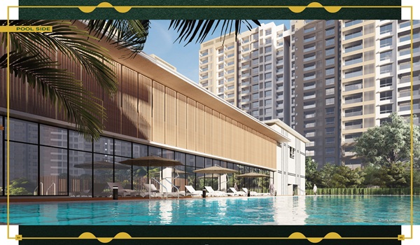 Outdoor Swimming Pool Side View for Prestige Evergreen