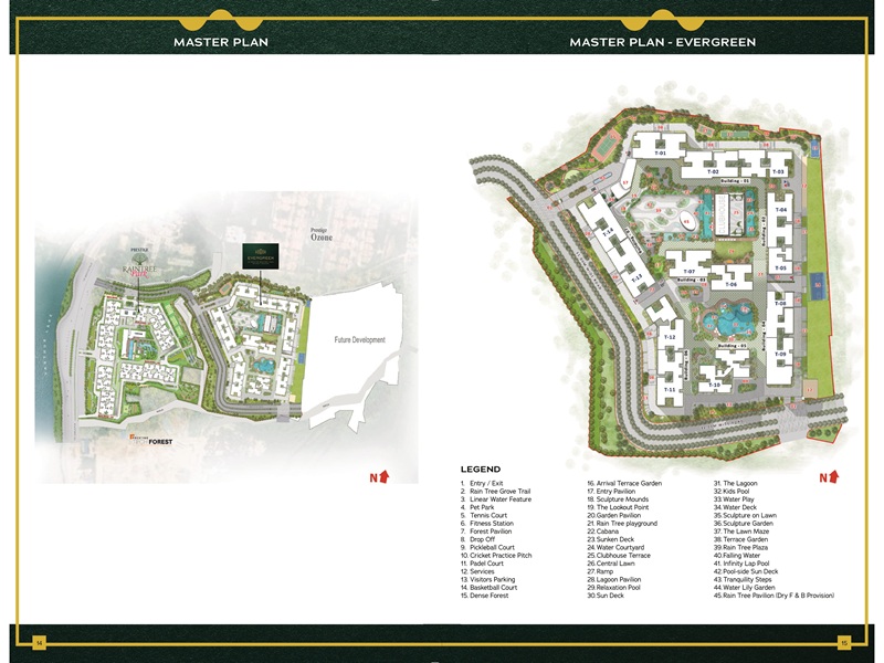 Prestige Evergreen Master Plan
