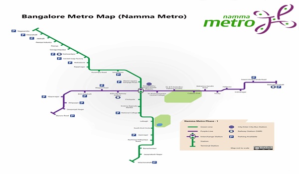 Featured Image of What is the route of metro Purple Line metro in Bangalore